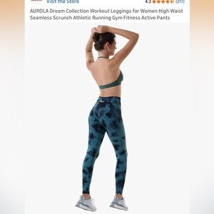 Aurora Dream Collection High Waist Blue Leggings